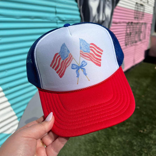 American Flag Honey Hat